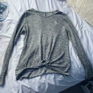 Abercrombie kids grey long sleeves